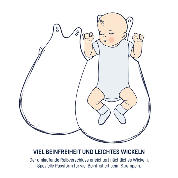 Julius Zöllner Musselin Babyschlafsack, Grün Riesige Rabatte