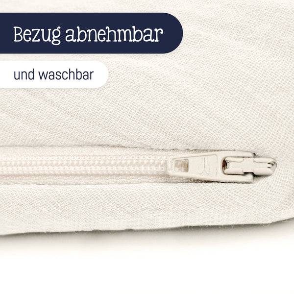 Julius Zöllner Stillkissen aus Baumwollmusselin ivory im Angebot