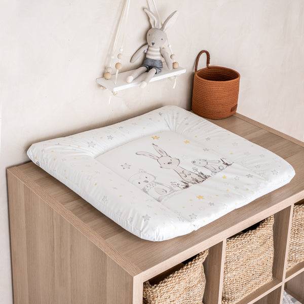 Julius Zöllner Wickelauflage "Softy", Häschen und Eule Top Angebot