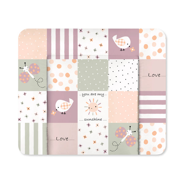 Julius Zöllner Wickelauflage "Softy", Patch Rose Outlet