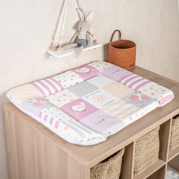 Julius Zöllner Wickelauflage "Softy", Patch Rose Outlet