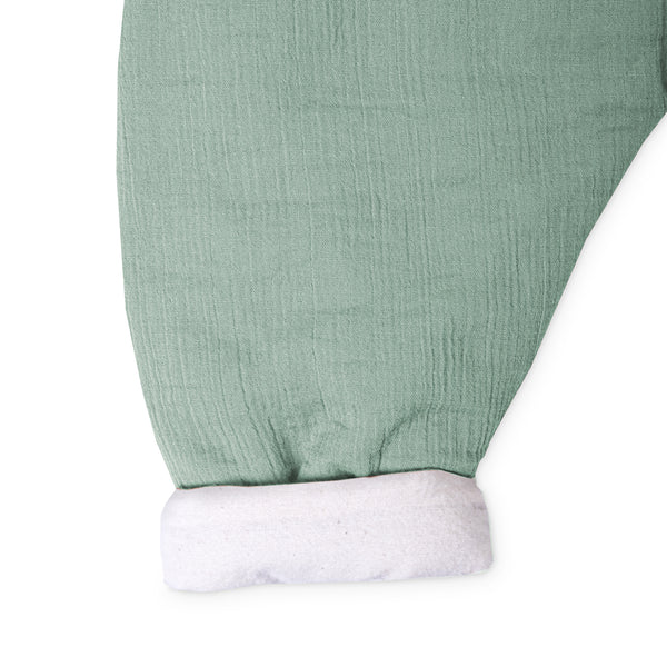 Julius Zöllner Jumper Musselin gefüttert, Grün Clearance-Verkauf