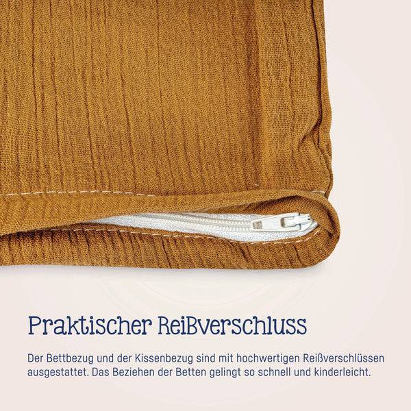 Julius Zöllner Bettwäsche aus Baumwollmusselin, Zimt Black Friday