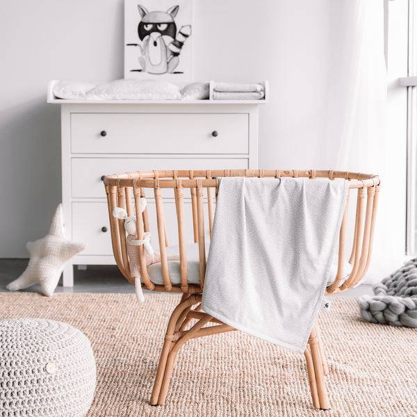 Julius Zöllner Jerseydecke, Tiny Squares Grey Top Angebot