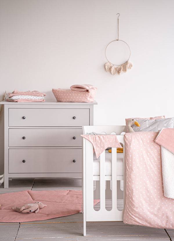 Julius Zöllner Krabbeldecke Blatt, Waffelpiqué Blush Online Outlet