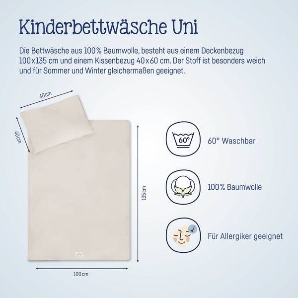 Julius Zöllner Bettwäsche, Uni Taupe Versandkostenfrei