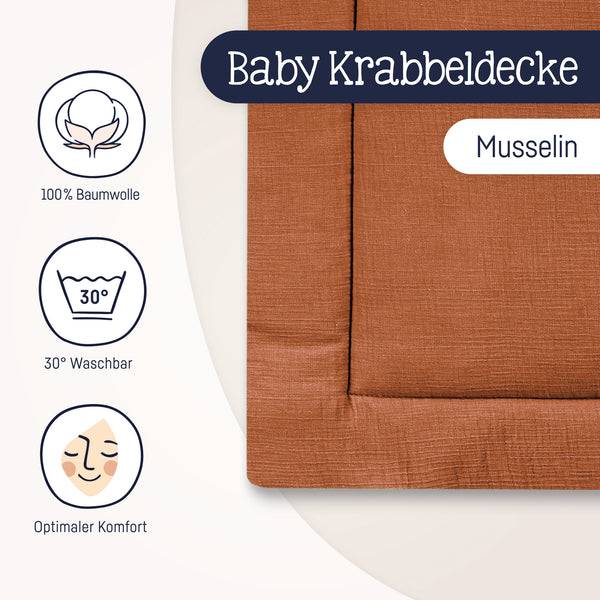 Julius Zöllner Krabbeldecke, rost Preisnachlass