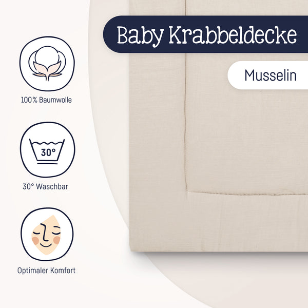 Julius Zöllner Krabbeldecke, sand Black Friday