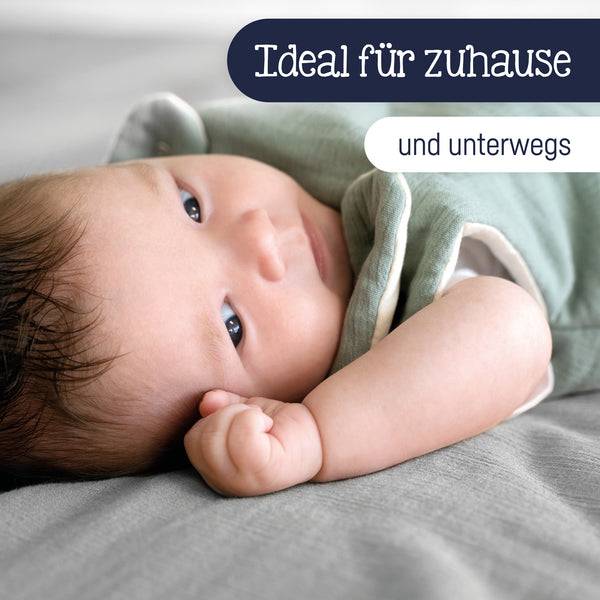 Julius Zöllner Kuscheldecke aus Baumwollmusselin, Grau Jubiläumsangebot