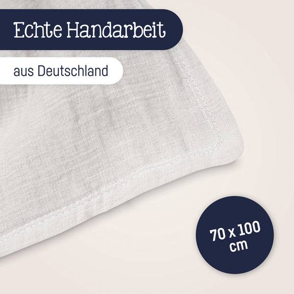 Julius Zöllner Kuscheldecke aus Baumwollmusselin, ivory Heißer Verkauf