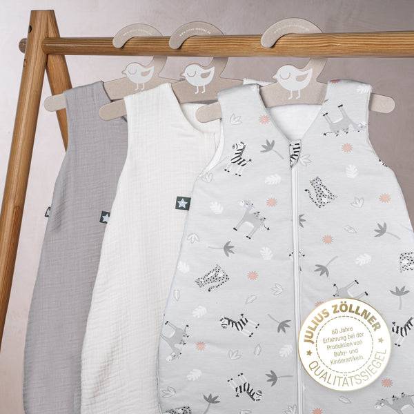 Julius Zöllner Jersey Schlafsack - Savanne Grau Räumungsverkauf