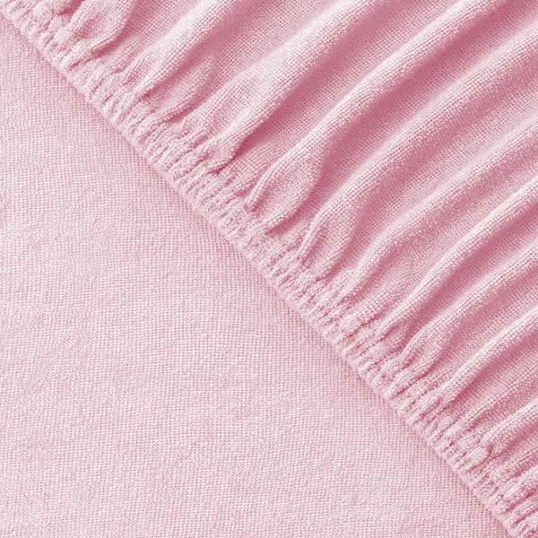 Julius Zöllner Fottee Spannbettlaken für Babymatratzen 60x120 bis 70x140cm, Rosa Begrenzte Freigabe