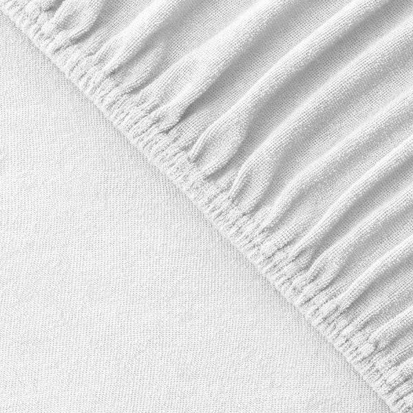 Julius Zöllner Fottee Spannbettlaken für Babymatratzen 60x120 bis 70x140cm, Weiß Letzte 3 Tage