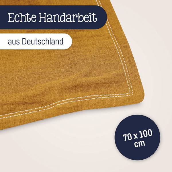 Julius Zöllner Kuscheldecke aus Baumwollmusselin, zimt Riesige Rabatte