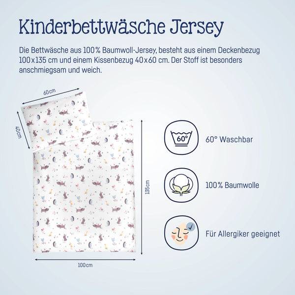 Julius Zöllner Jersey Bettwäsche Crazy Animals Angebote