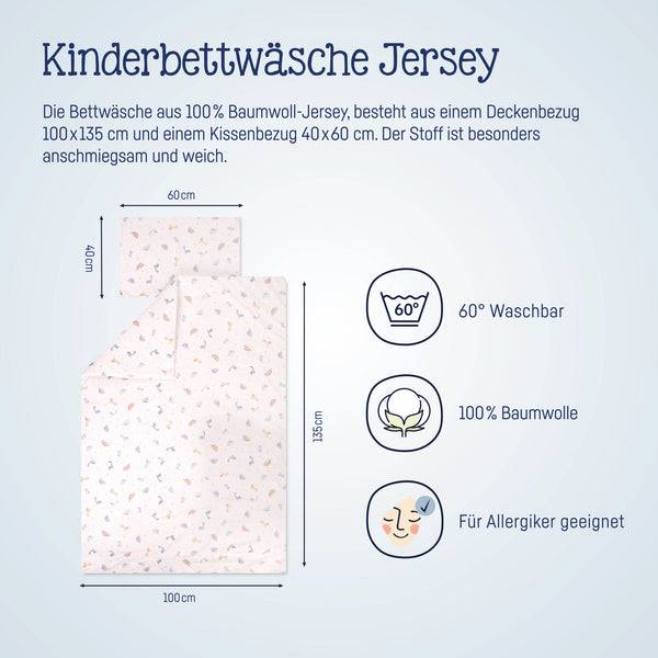 Julius Zöllner Jersey Bettwäsche Little Dinos im Angebot