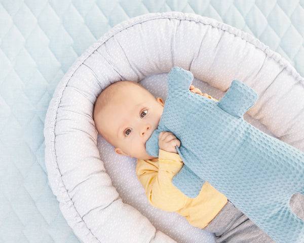 Julius Zöllner Jersey Kuschelnest NIDO, Tiny Squares Grey Osterangebot