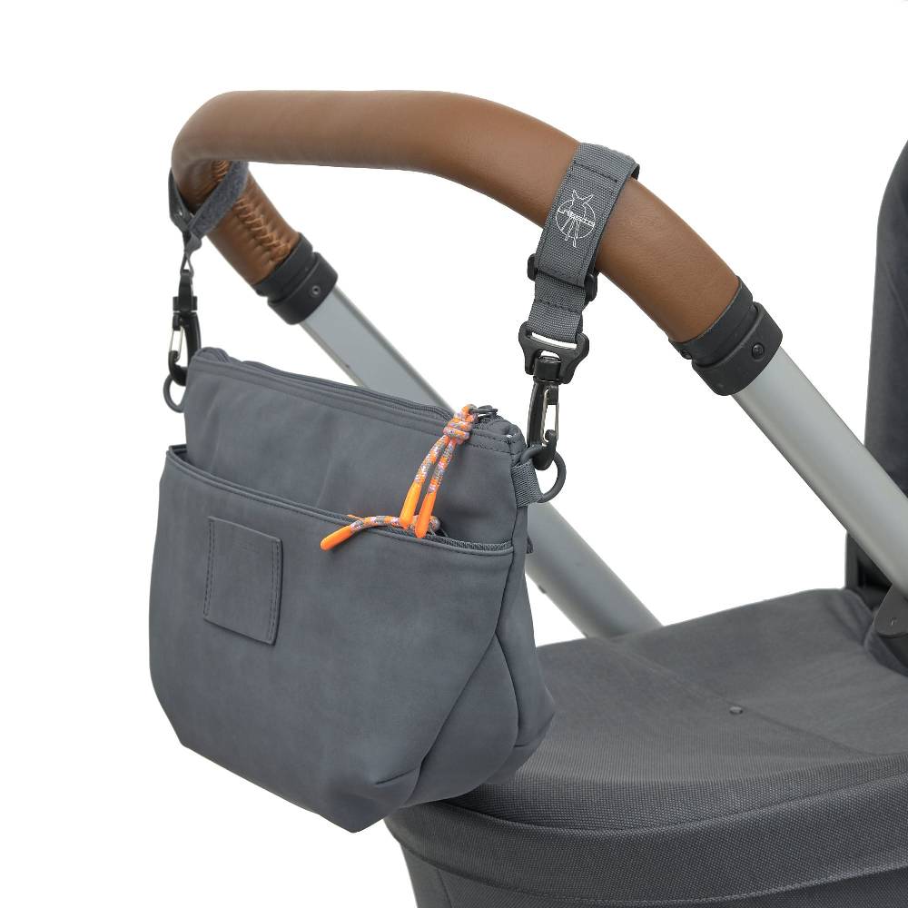 Lässig Kinderwagen Organizer - Bum Bag, Anthrazit Letzte 2 Tage