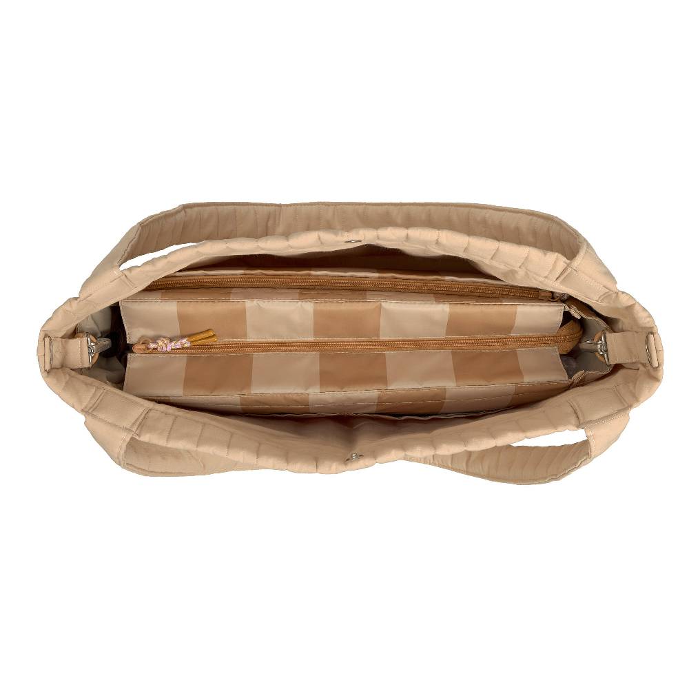 Lässig Shopper MIX - Baumwolle, Beige Zeitbegrenzte Promotion