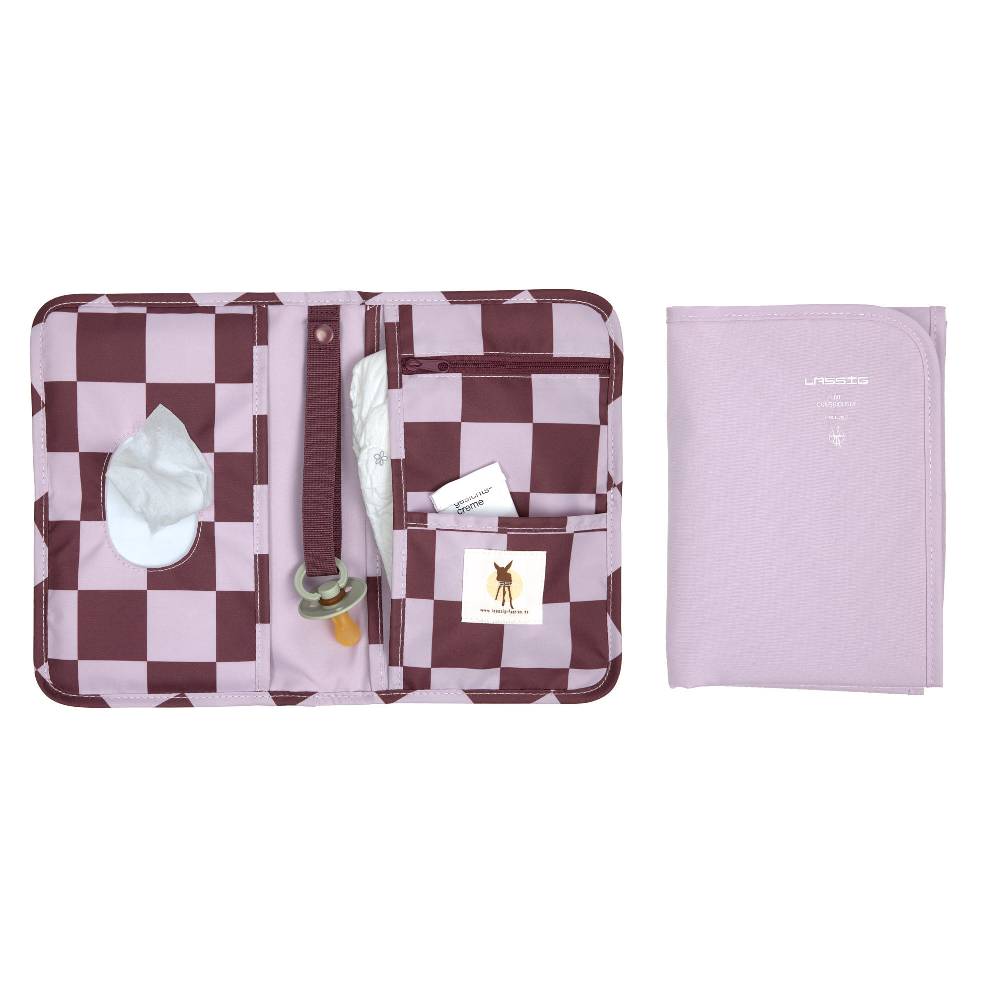 Lässig Windeltasche - kleine Wickeltasche, Tiefrot Lavendel Discount Store für neue Produkte