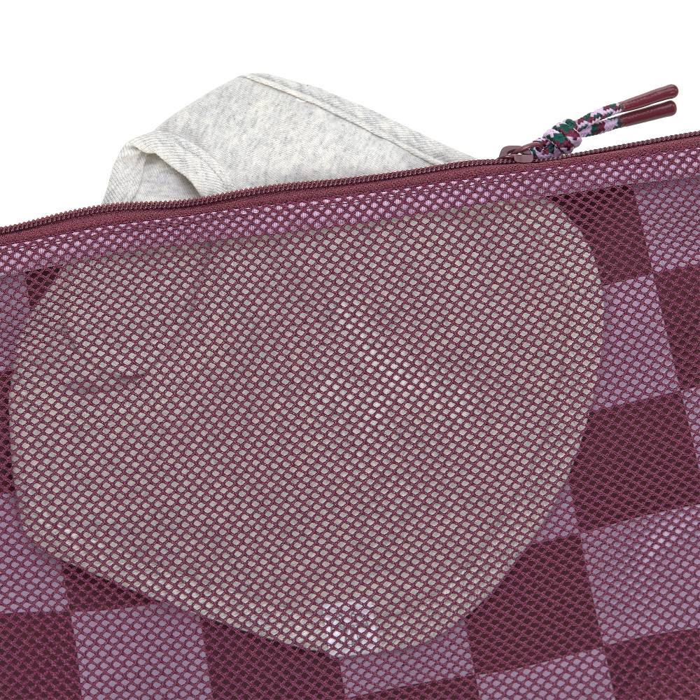 Lässig Windeltasche - Clutch, Tiefrot Lavendel Fabrikladen