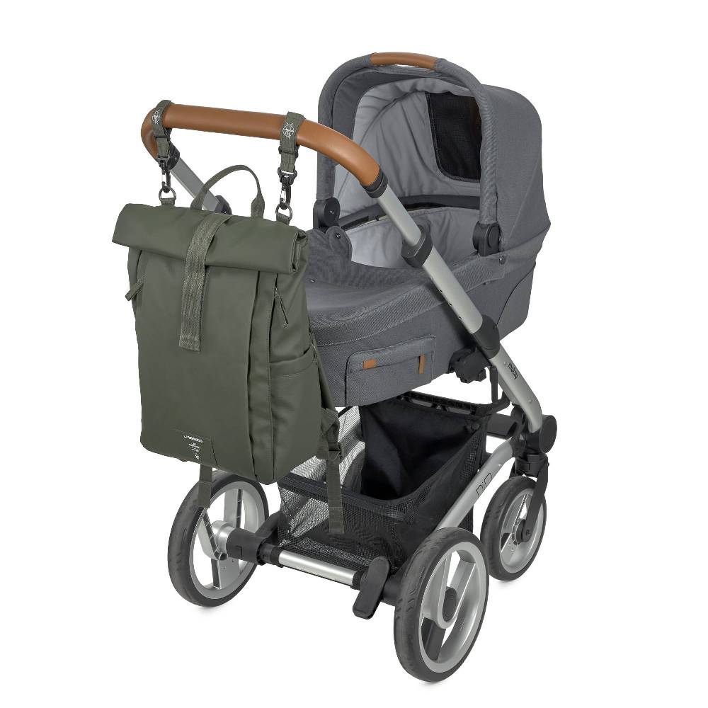 Lässig Wickelrucksack - Rolltop Up Backpack, Oliv Online