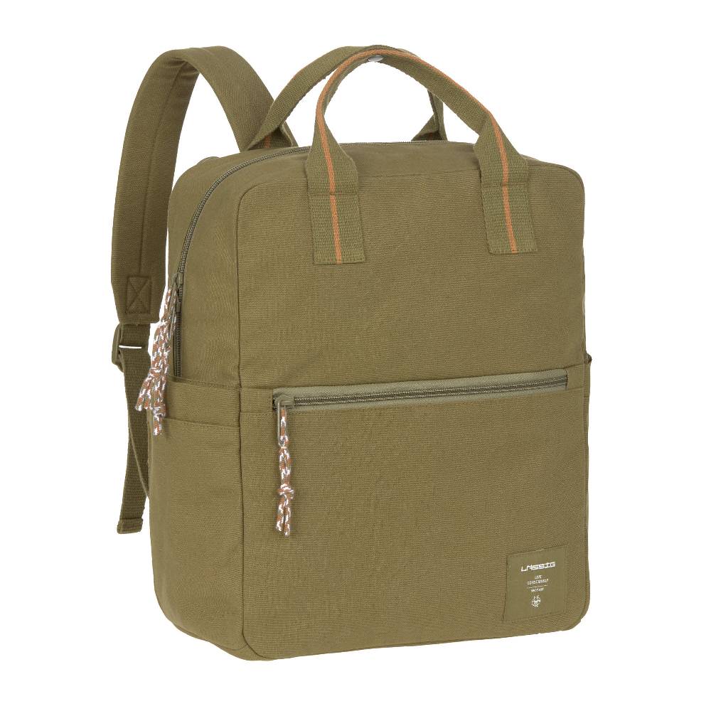Lässig Wickelrucksack Square Little One & Me - Big, Oliv Auslauf