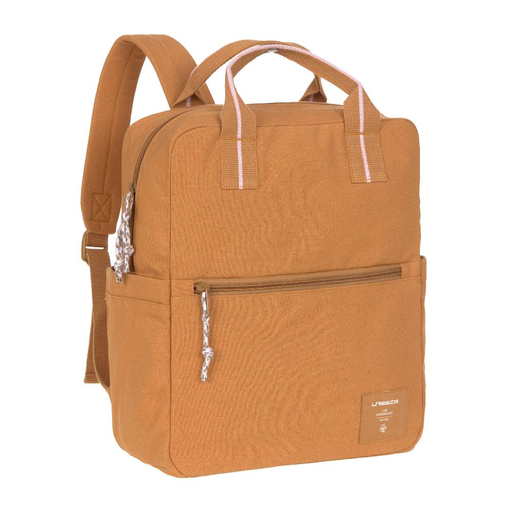 Lässig Wickelrucksack Square Little One & Me - Big, Karamell Verkauf