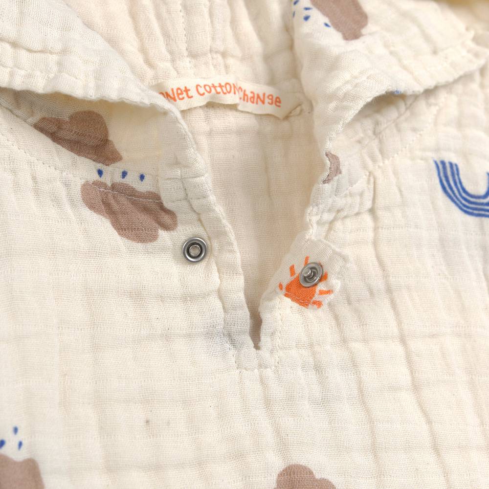 Lässig Badeponcho Kinder - Nature, Beige Limitierter Zeitrabatt