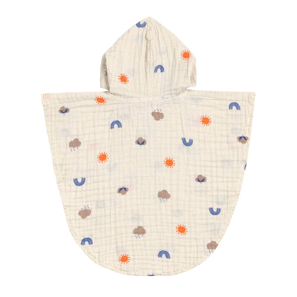 Lässig Badeponcho Kinder - Nature, Beige Limitierter Zeitrabatt