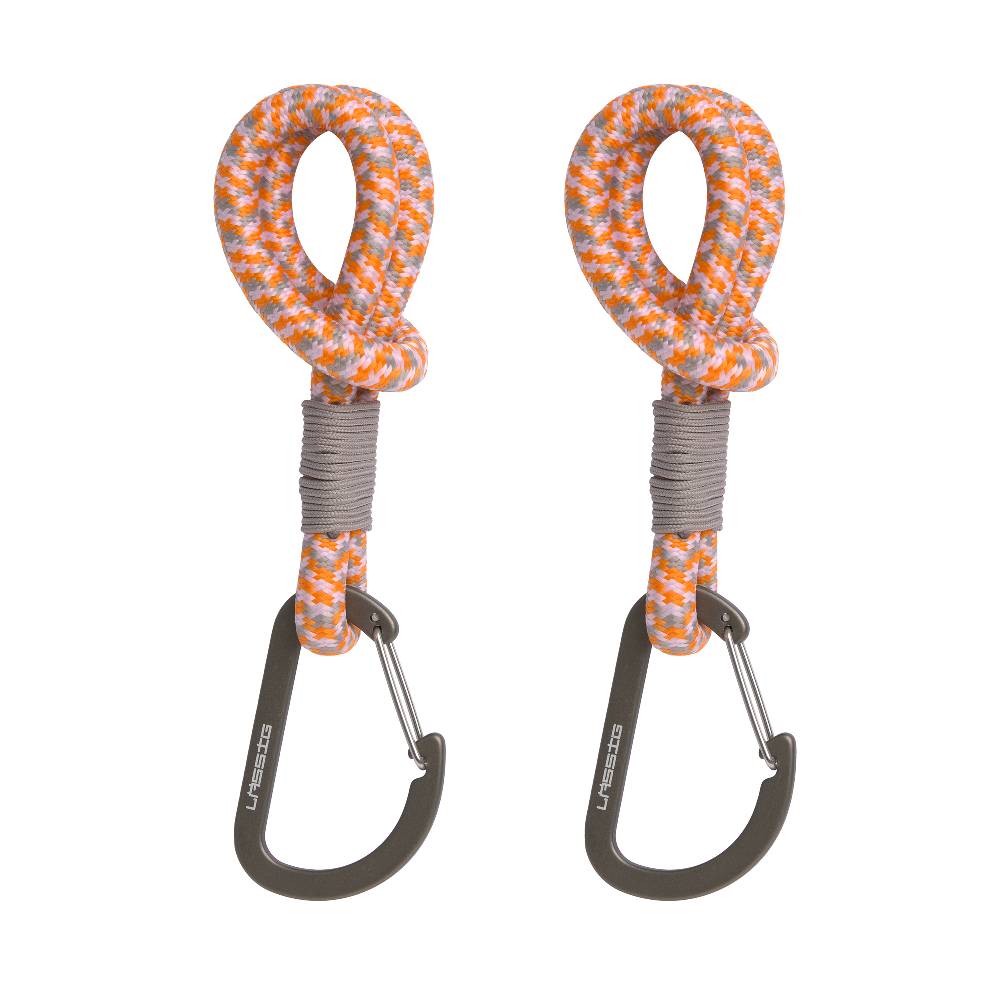 Lässig Kinderwagenhaken 2er Set - Karabiner, Beige Orange Fabrik Onlineshop
