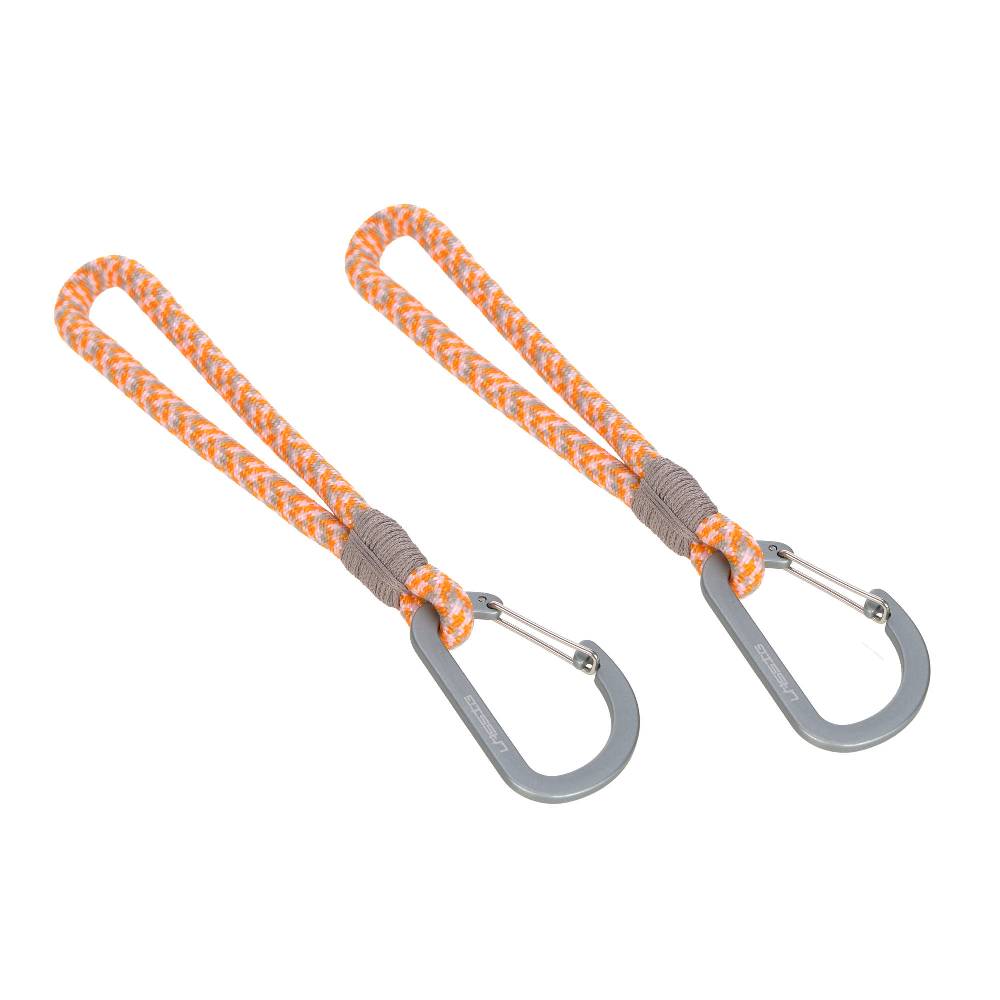 Lässig Kinderwagenhaken 2er Set - Karabiner, Beige Orange Fabrik Onlineshop