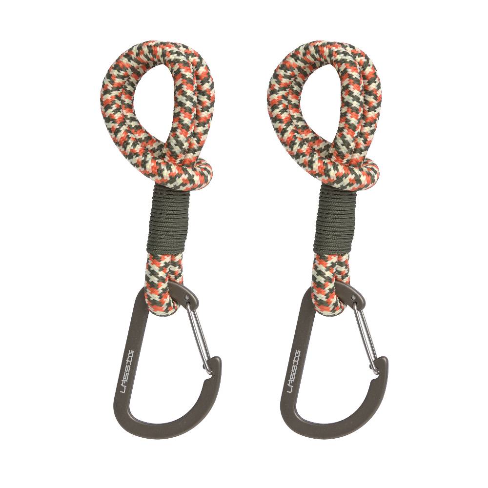 Lässig Kinderwagenhaken 2er Set - Karabiner, Oliv Rot Sonderangebot