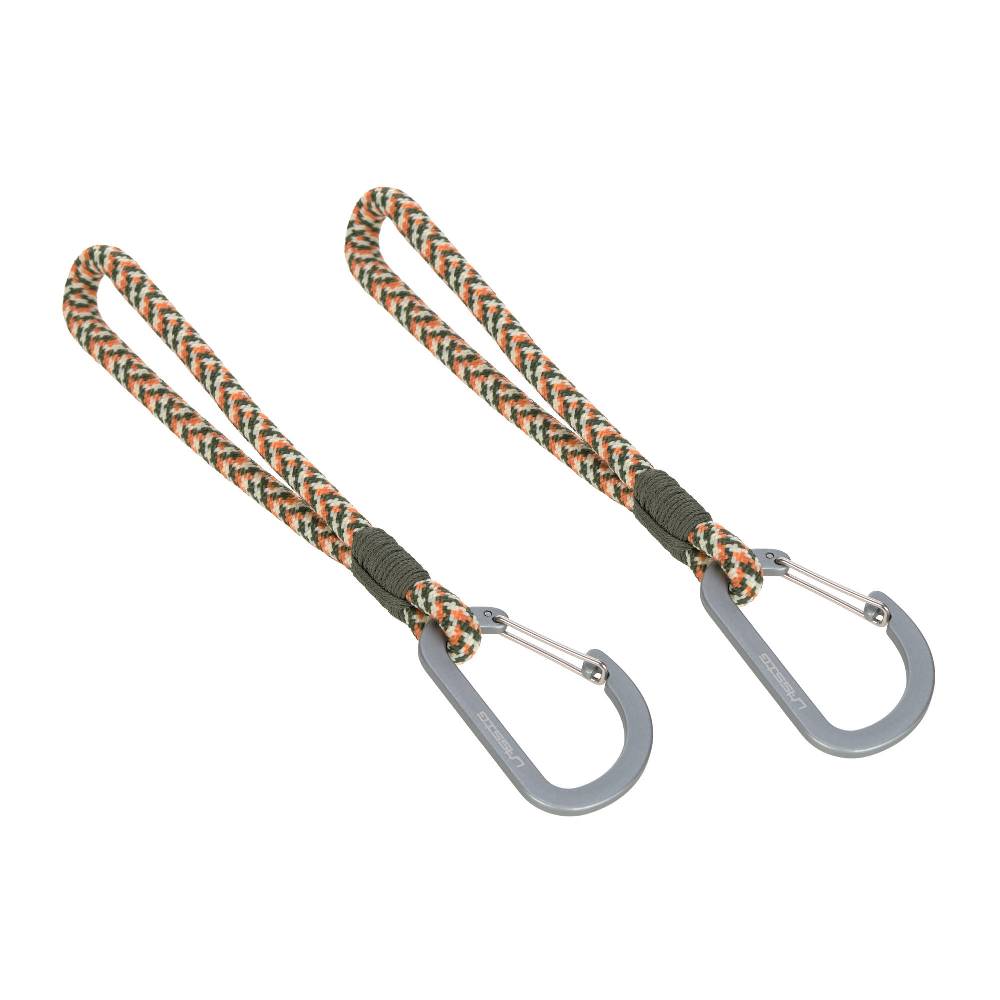 Lässig Kinderwagenhaken 2er Set - Karabiner, Oliv Rot Sonderangebot