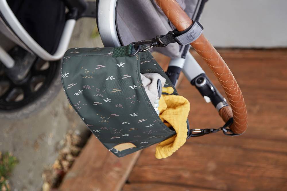 Lässig Kinderwagentasche - Buggy Organizer, Blobs Forest Flash Sale