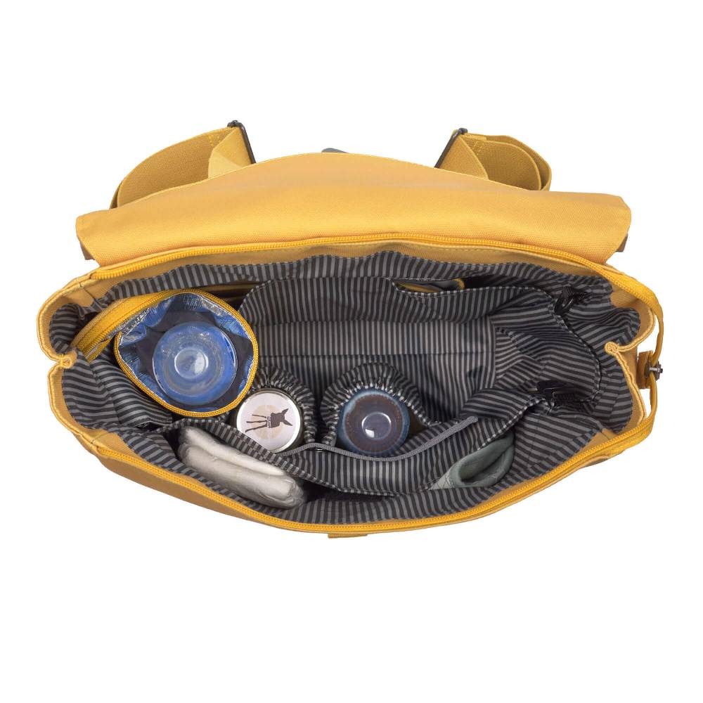 Lässig Wickelrucksack - Green Label Adventure Backpack, Lemon Curry Begrenztes Angebot