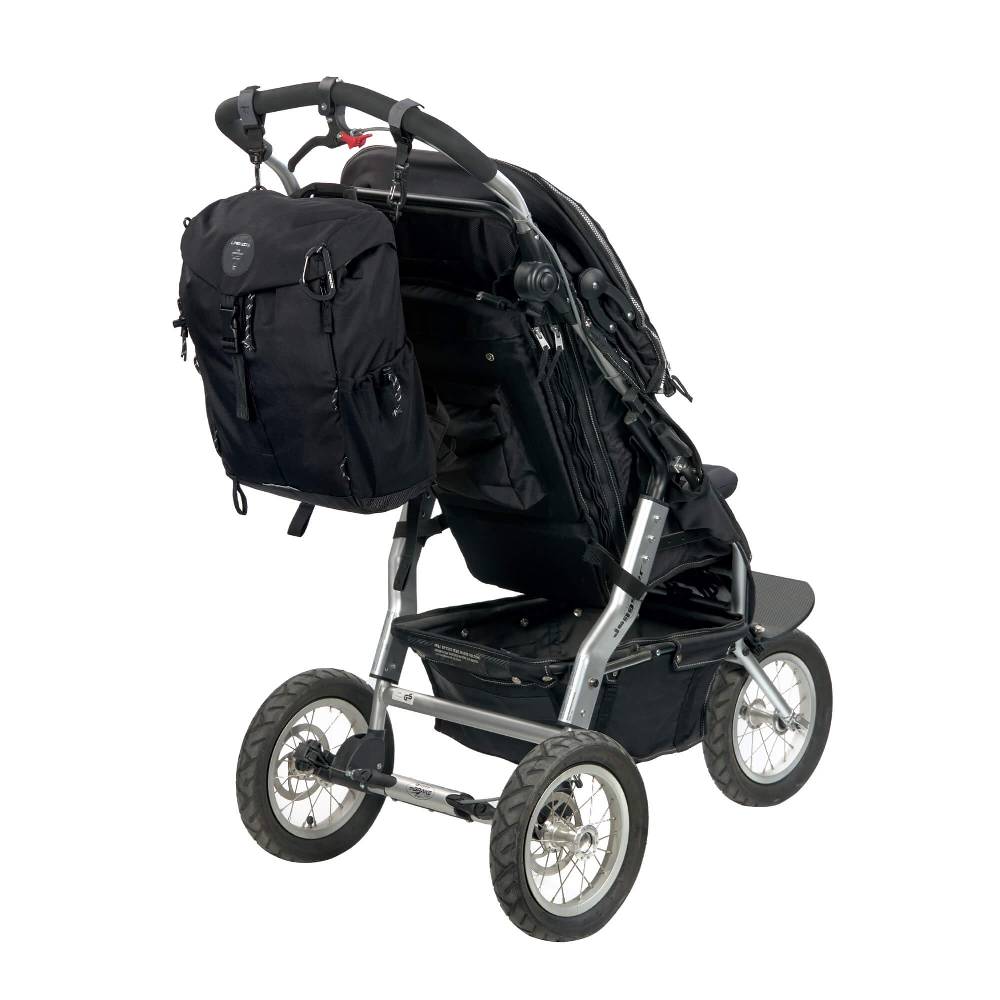 Lässig Wickelrucksack - Outdoor Backpack, Black Exklusivangebot