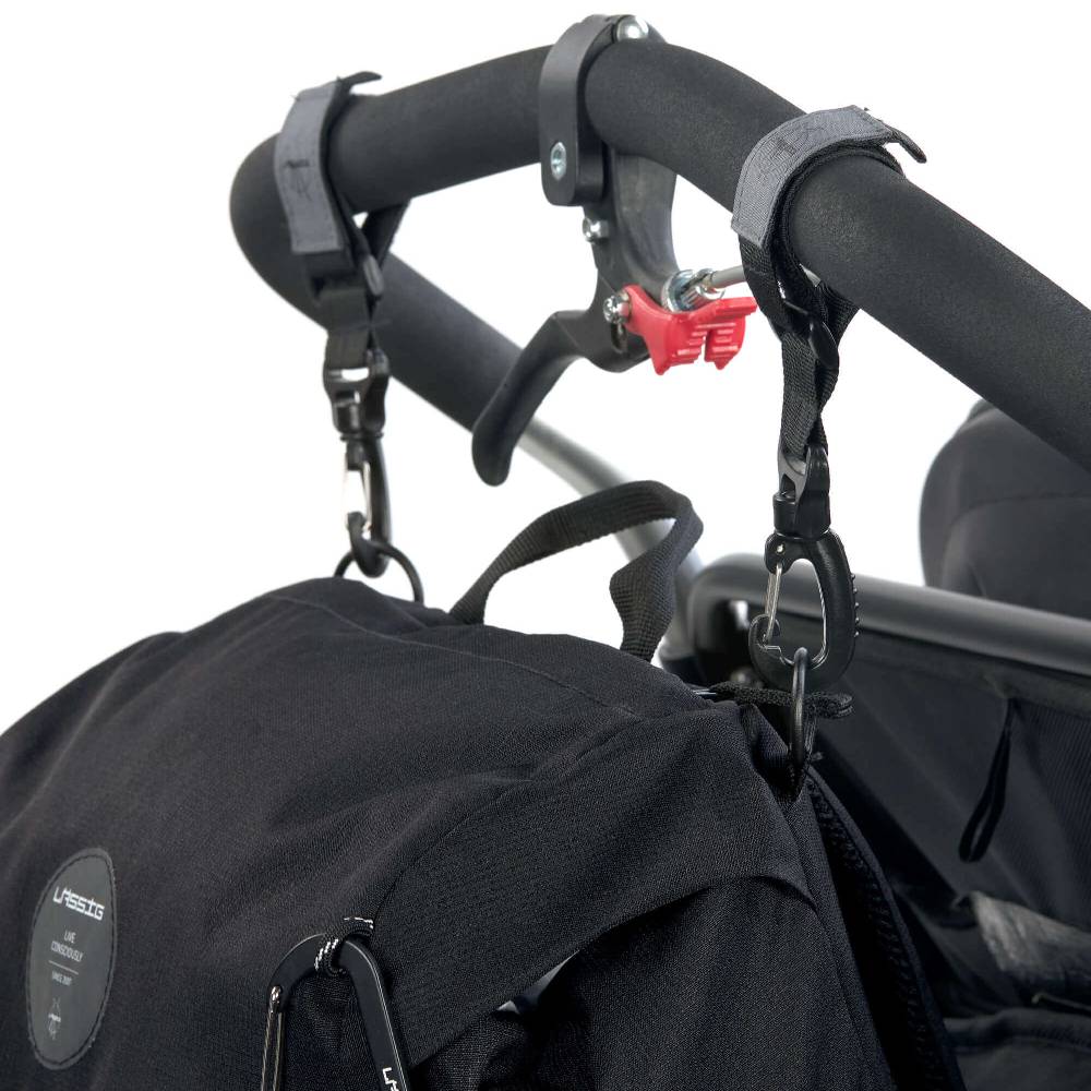 Lässig Wickelrucksack - Outdoor Backpack, Black Exklusivangebot