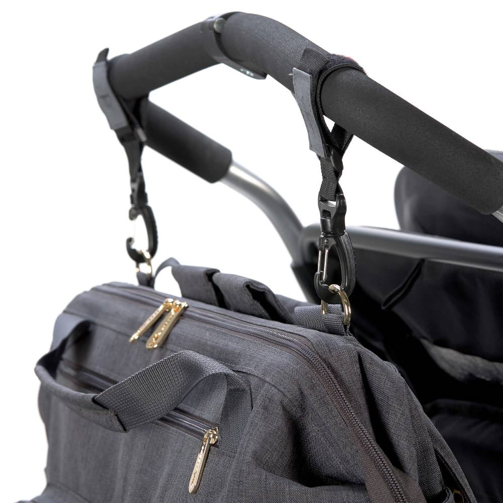 Lässig Wickelrucksack Zwillinge - Goldie Twin Backpack, Anthracite Preisnachlass