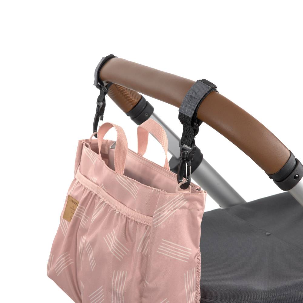 Lässig Wickeltasche - Multitalent Organizer Soft Stripes Rose, Rosa Vatertagsangebot