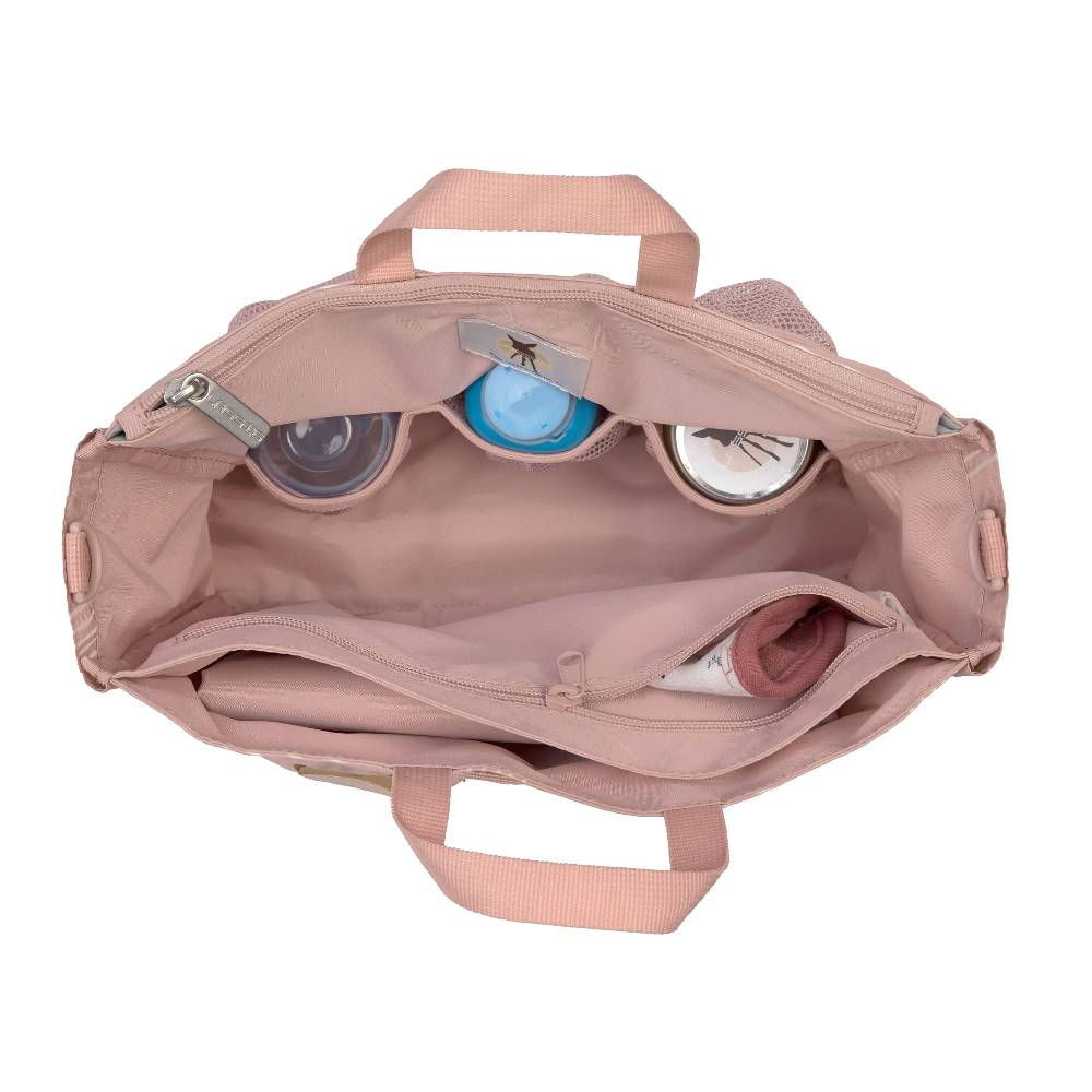 Lässig Wickeltasche - Multitalent Organizer Soft Stripes Rose, Rosa Vatertagsangebot