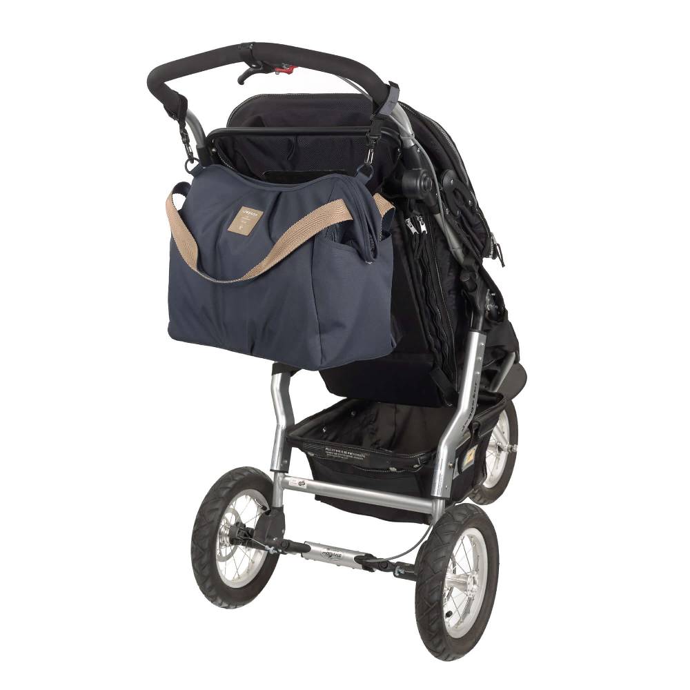 Lässig Zwillingswickeltasche - Green Label Twin, Navy Neueste Mode
