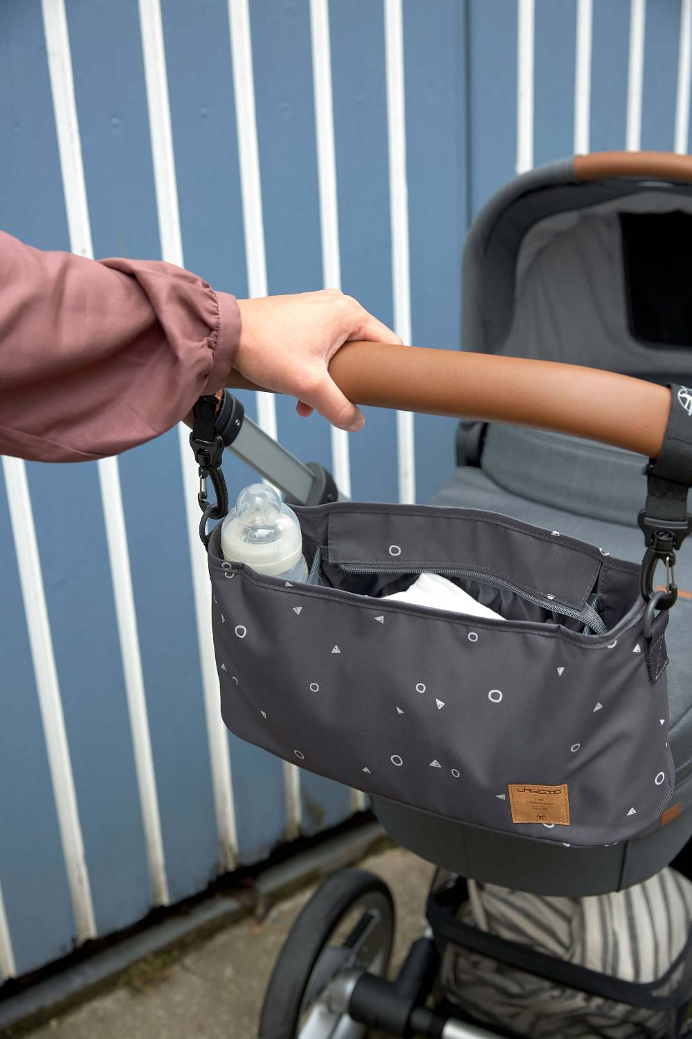 Lässig Kinderwagen Organizer - Universe Anthracite, Anthrazit Online Outlet