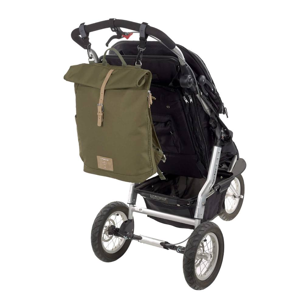 Lässig Wickelrucksack - Rolltop Backpack, Olive Große Rabatte