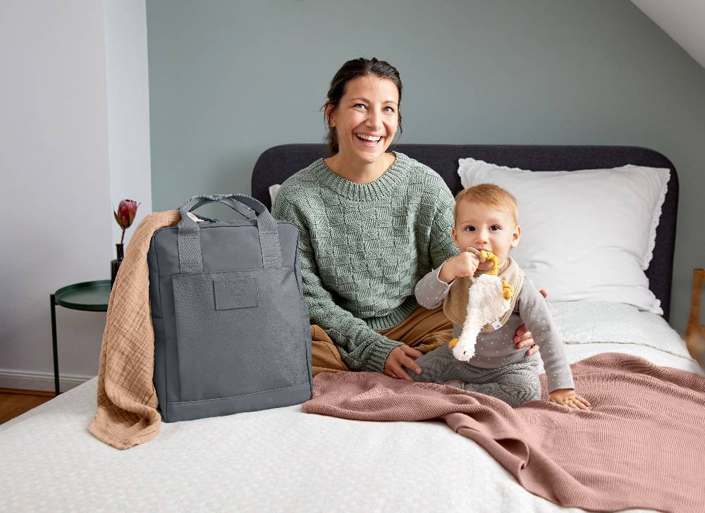 Lässig Wickelrucksack - Vividal Backpack, Anthrazit Kauf eins, bekomm eins gratis