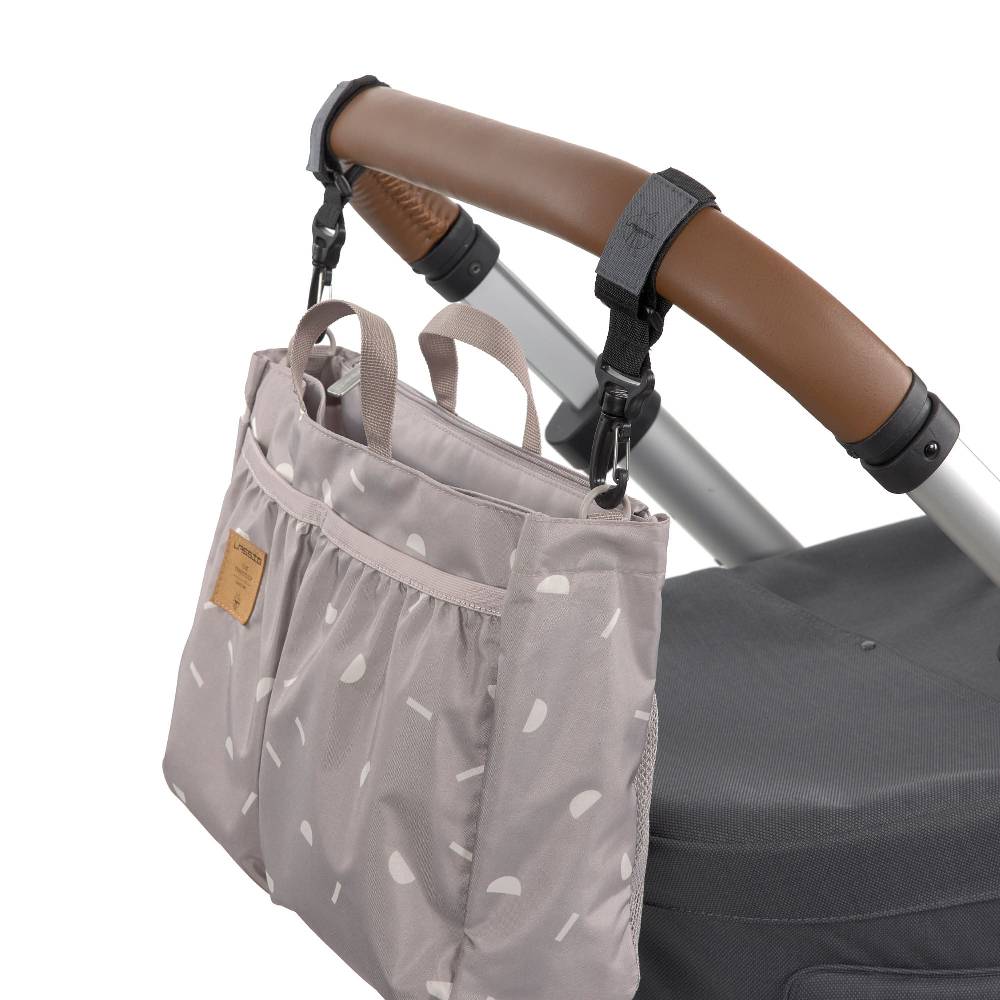 Lässig Wickeltasche - Multitalent Organizer Blocks Taupe, Grau Begrenzte Freigabe