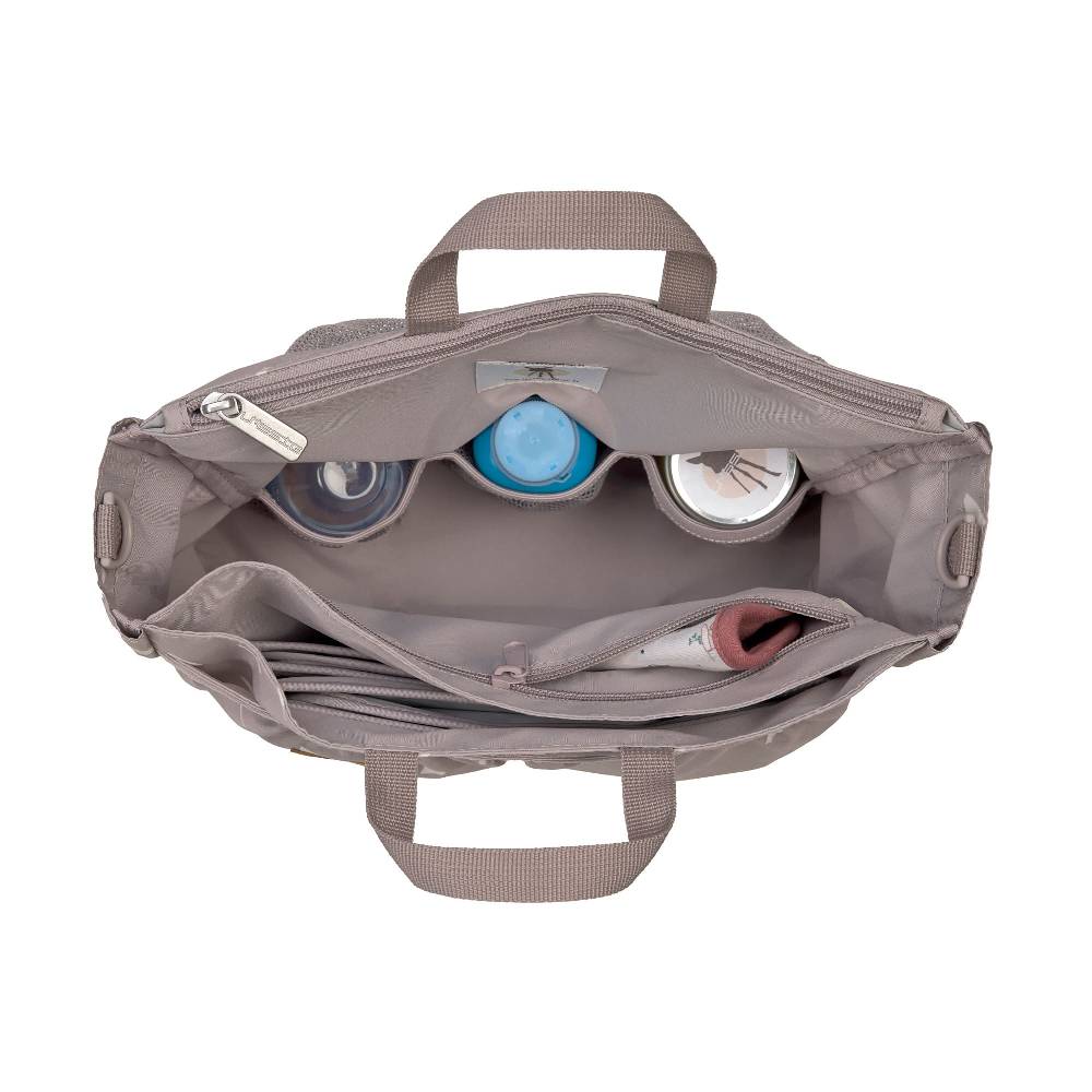 Lässig Wickeltasche - Multitalent Organizer Blocks Taupe, Grau Begrenzte Freigabe