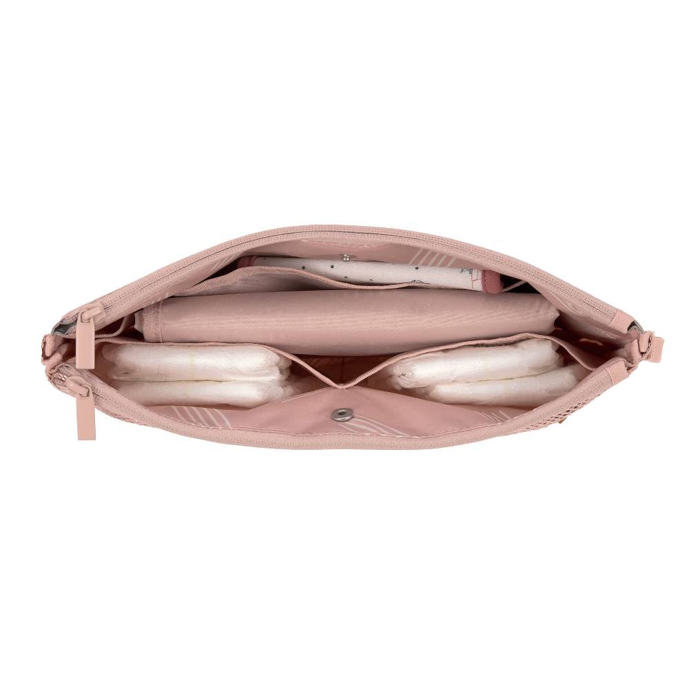 Lässig Windeltasche - Changing Organizer Soft Stripes Rose, Rosa Vierteljährliche Förderung