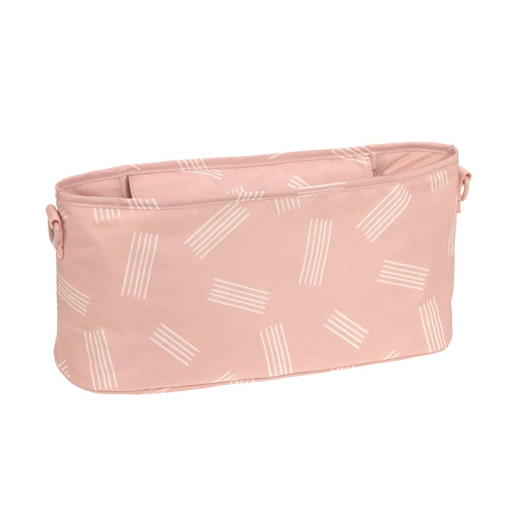 Lässig Kinderwagen Organizer - Soft Stripes Rose, Rosa Black Friday Preise