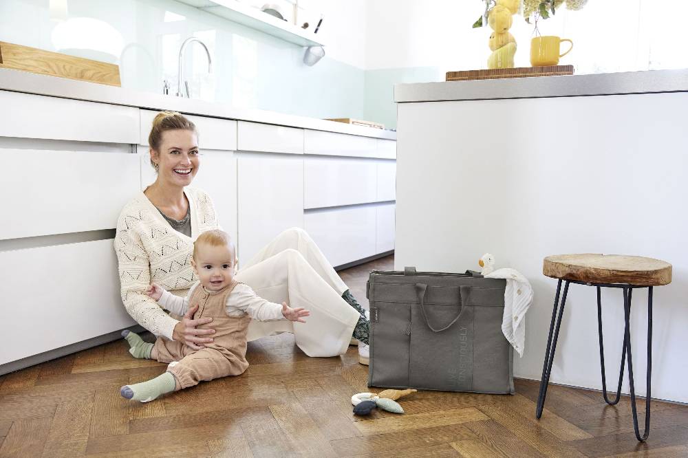Lässig Wickeltasche - Tote Up Bag, Anthrazit Online